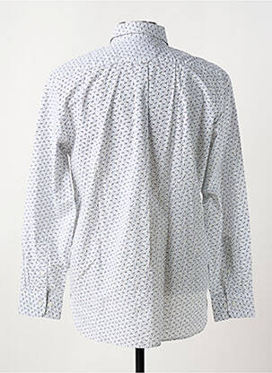 Chemise manches longues imprimé fantaisie bleu EDEN PARK homme