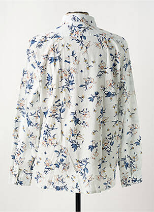 Chemise manches longues imprimé fleurs blanc EDEN PARK homme
