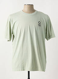 T-shirt coupe droite manches courtes vert SUNS BOARDS homme