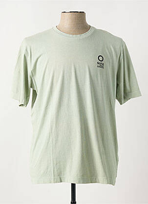 T-shirt coupe droite manches courtes vert SUNS BOARDS homme