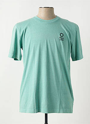 T-shirt coupe droite manches courtes vert fonce SUNS BOARDS homme