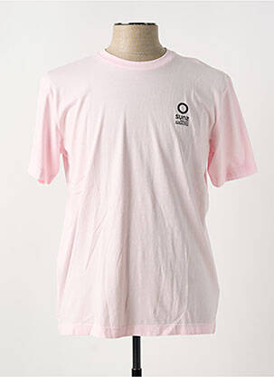 T-shirt coupe droite manches courtes rose SUNS BOARDS homme