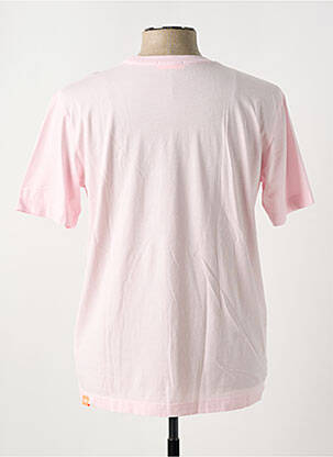 T-shirt coupe droite manches courtes rose SUNS BOARDS homme