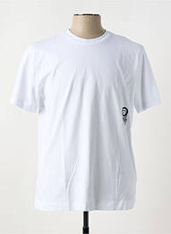 T-shirt coupe droite manches courtes blanc SUNS BOARDS homme