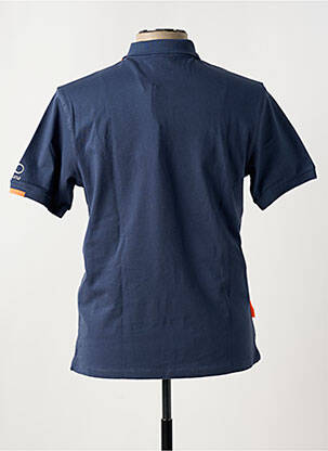 Polo stretch manches courtes bleu SUNS BOARDS homme