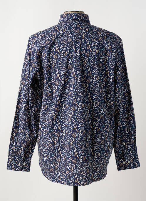 Chemise manches longues bleu EDEN PARK pour homme