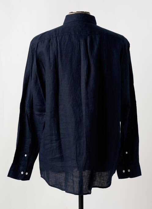 Chemise manches longues bleu EDEN PARK pour homme