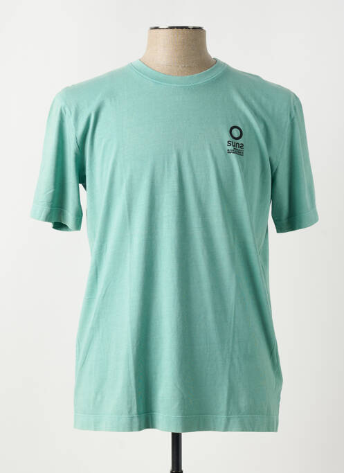 T-shirt vert fonce SUNS BOARDS pour homme