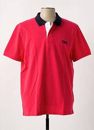 Polo coupe droite manches courtes rouge EDEN PARK homme