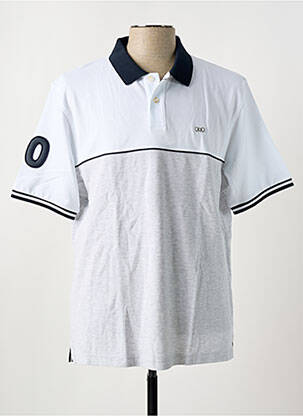 Polo coupe droite manches courtes blanc EDEN PARK homme