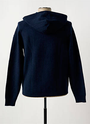 Sweat-shirt à capuche manches longues manches longues bleu SUNS BOARDS homme