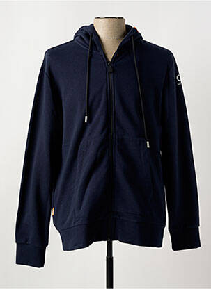 Veste casual coupe droite bleu SUNS BOARDS homme