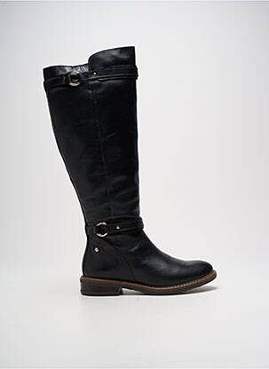Bottines/boots tissage satiné talon plat jusqu'à 3cm noir PIKOLINOS femme