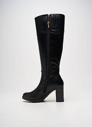 Bottes matière lisse talon de 7 à 9cm noir PIKOLINOS femme