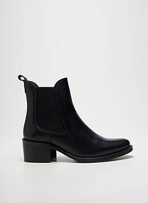 Bottines/boots matière lisse talon de 4 à 6cm noir QOO TUM femme