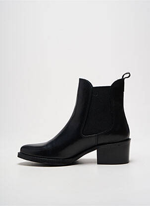 Bottines/boots matière lisse talon de 4 à 6cm noir QOO TUM femme