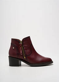 Bottines/boots matière lisse talon de 4 à 6cm violet PIKOLINOS femme