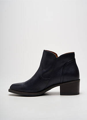 Bottines/boots matière lisse talon de 4 à 6cm bleu PIKOLINOS femme