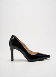 Escarpins matière lisse talon de 7 à 9cm noir LODI femme