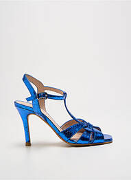 Sandales/nu pieds talon aiguille talon de 7 à 9cm bleu LODI femme
