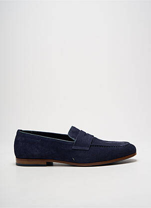 Mocassins type de semelle amortissante talon bas bleu MOM & SONS homme