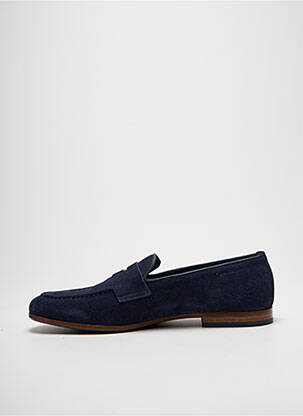 Mocassins type de semelle amortissante talon bas bleu MOM & SONS homme