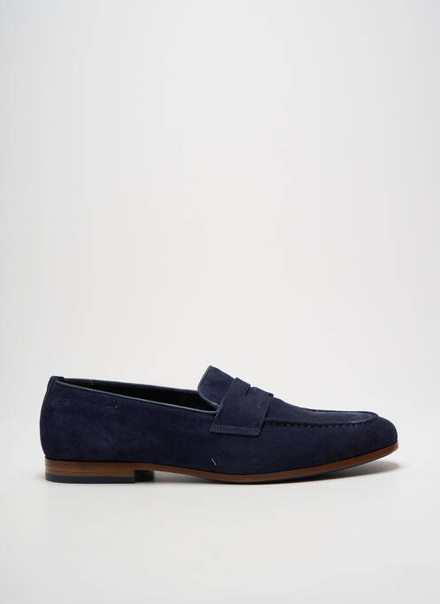 Mocassins bleu MOM & SONS pour homme