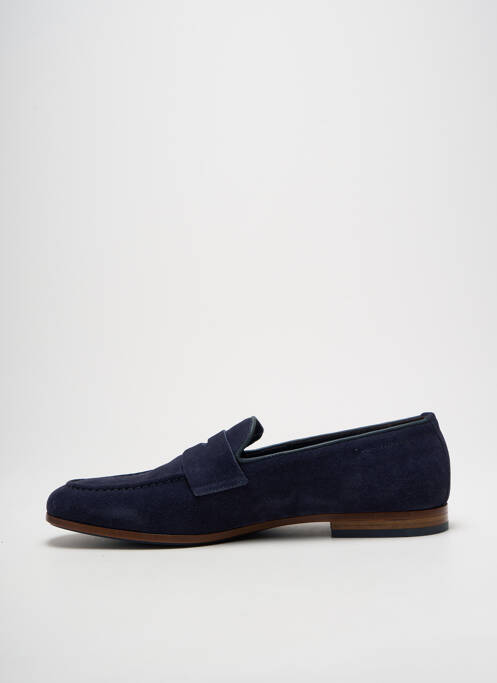 Mocassins bleu MOM & SONS pour homme