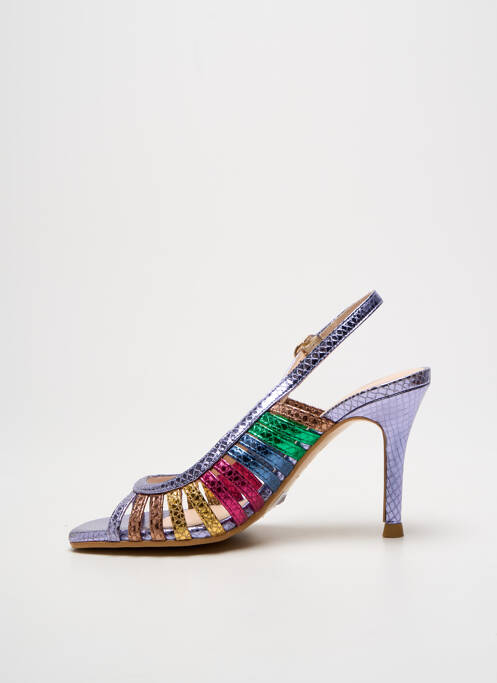 Sandales/Nu pieds violet LODI pour femme