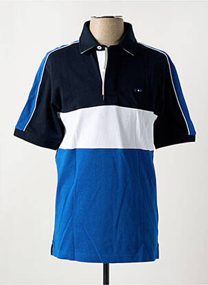Polo coupe droite manches courtes bleu EDEN PARK homme
