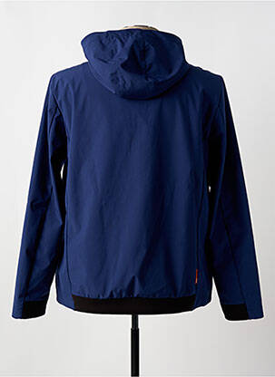 Coupe-vent poches a capuche bleu SUNS BOARDS homme