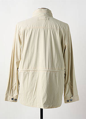 Blouson fermeture zippée sous rabat pressionné beige AERONAUTICA homme