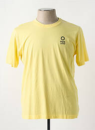 T-shirt coupe droite manches courtes jaune SUNS BOARDS homme
