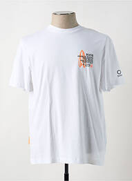 T-shirt coupe droite manches courtes blanc SUNS BOARDS homme
