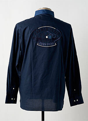 Chemisier manches longues manches longues bleu EDEN PARK femme