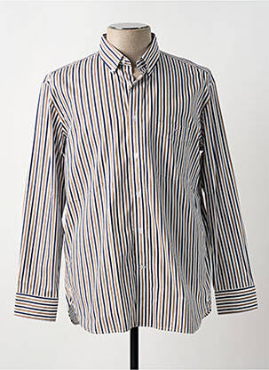 Chemise manches longues imprimé fantaisie blanc EDEN PARK homme