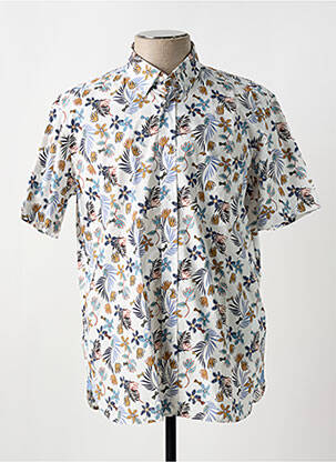 Chemise manches courtes blanc EDEN PARK pour homme