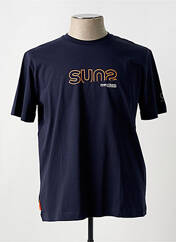 T-shirt bleu SUNS BOARDS pour homme seconde vue