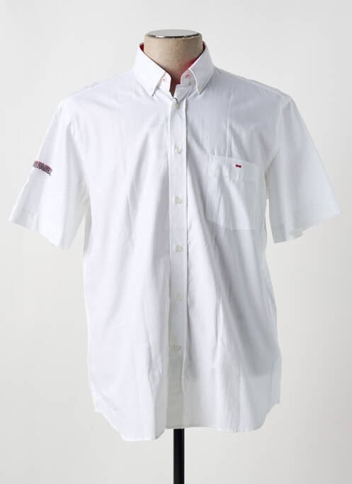 Chemise manches courtes blanc EDEN PARK pour homme