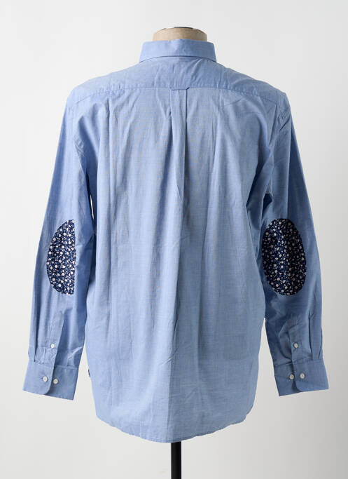 Chemise manches longues bleu EDEN PARK pour homme