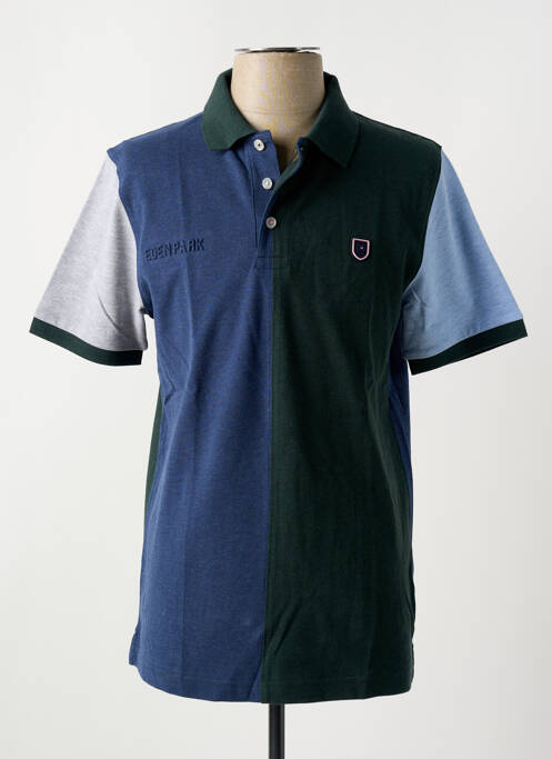 Polo bleu EDEN PARK pour homme