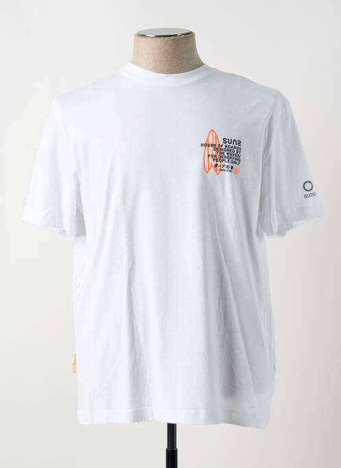 T-shirt blanc SUNS BOARDS pour homme