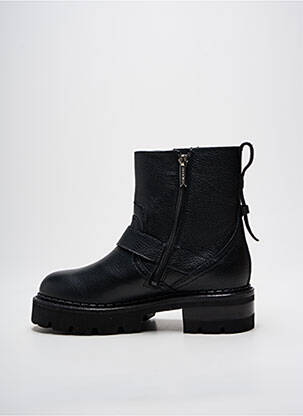 Bottines/boots matière lisse talon de 4 à 6cm noir FREE LANCE femme