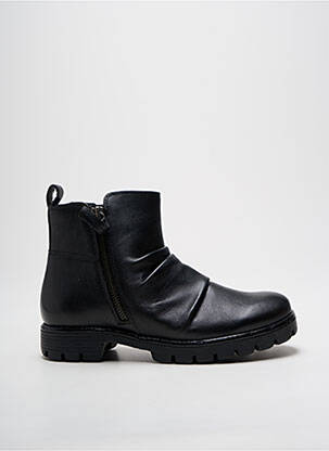Bottines/boots matière lisse talon plat jusqu'à 3cm noir ARA femme