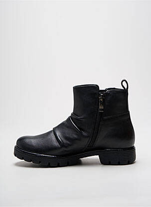 Bottines/boots matière lisse talon plat jusqu'à 3cm noir ARA femme