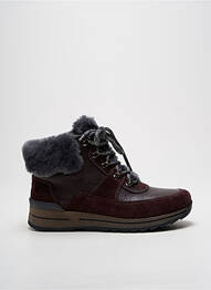 Baskets nubuck talon plat jusqu'à 3cm violet ARA femme