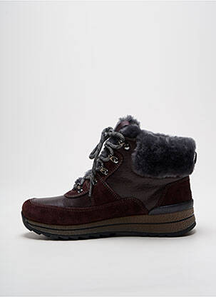 Baskets nubuck talon plat jusqu'à 3cm violet ARA femme