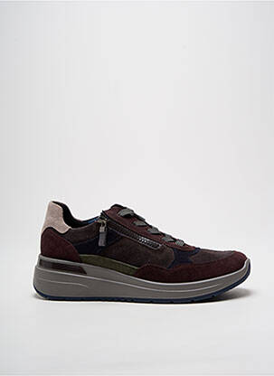 Baskets nubuck talon de 4 à 6cm violet ARA femme