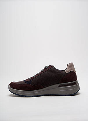 Baskets nubuck talon de 4 à 6cm violet ARA femme