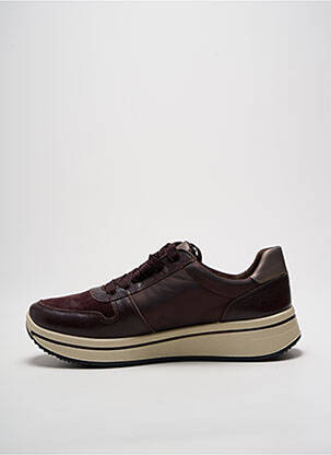 Baskets matière lisse talon de 4 à 6cm violet ARA femme